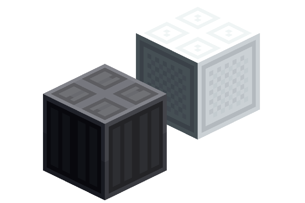 White and Black panel blocks